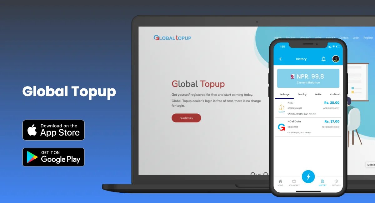 GlobalTopUp website